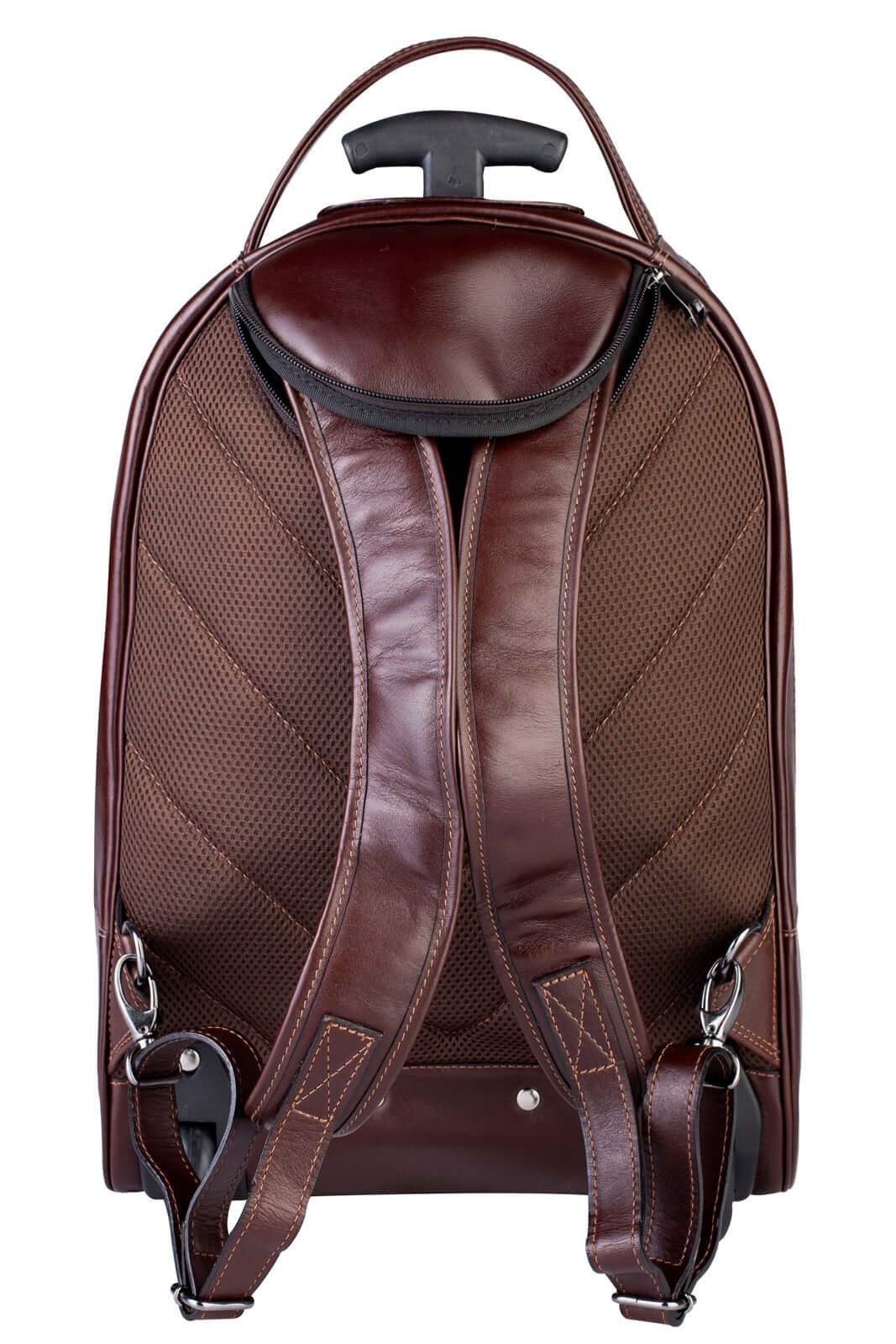 Mochila de carrinho em couro italiano Heitor - Enluaze