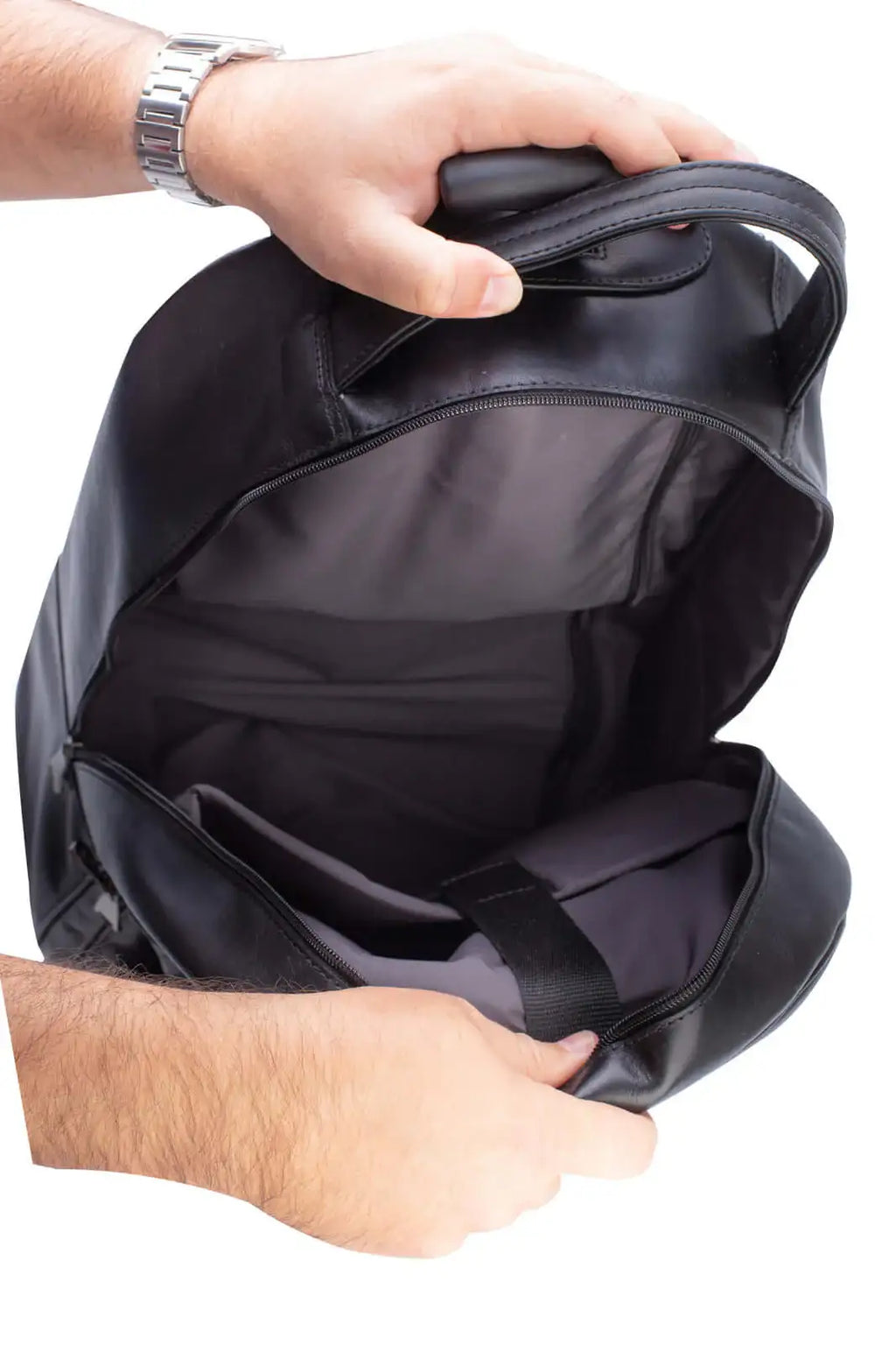 Mochila de carrinho em couro italiano Heitor - Enluaze