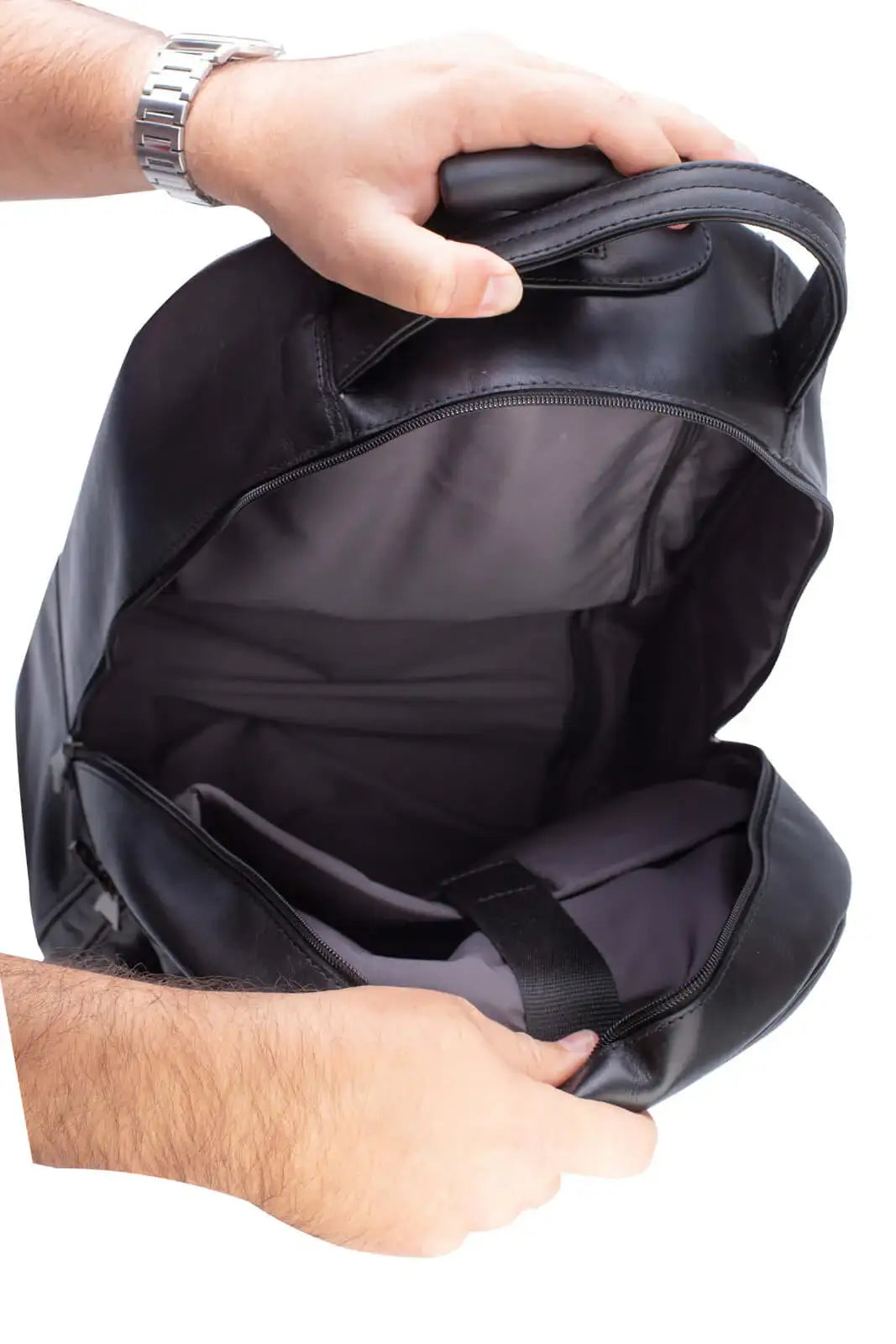 Mochila de carrinho em couro italiano Heitor - Enluaze