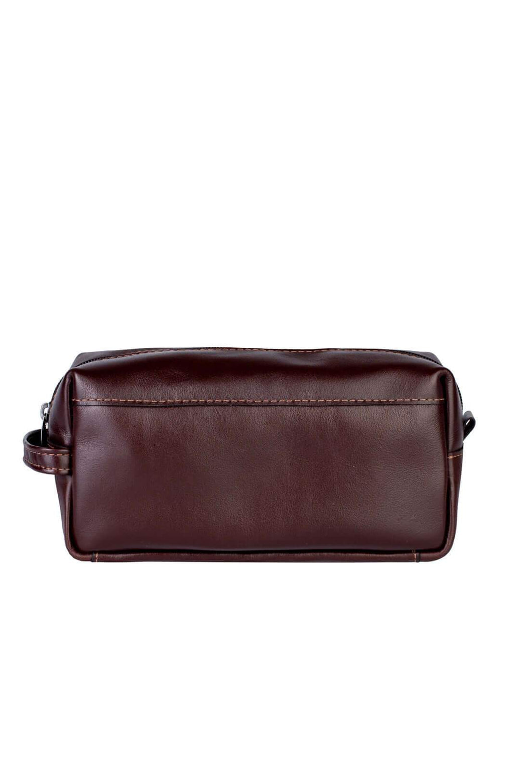Necessaire masculina em couro italiano Daily 10x20x8cm - Enluaze