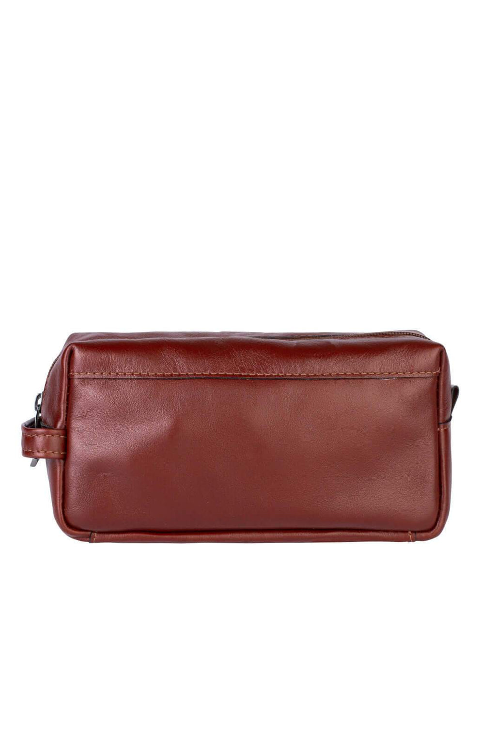 Necessaire masculina em couro italiano Daily 10x20x8cm - Enluaze