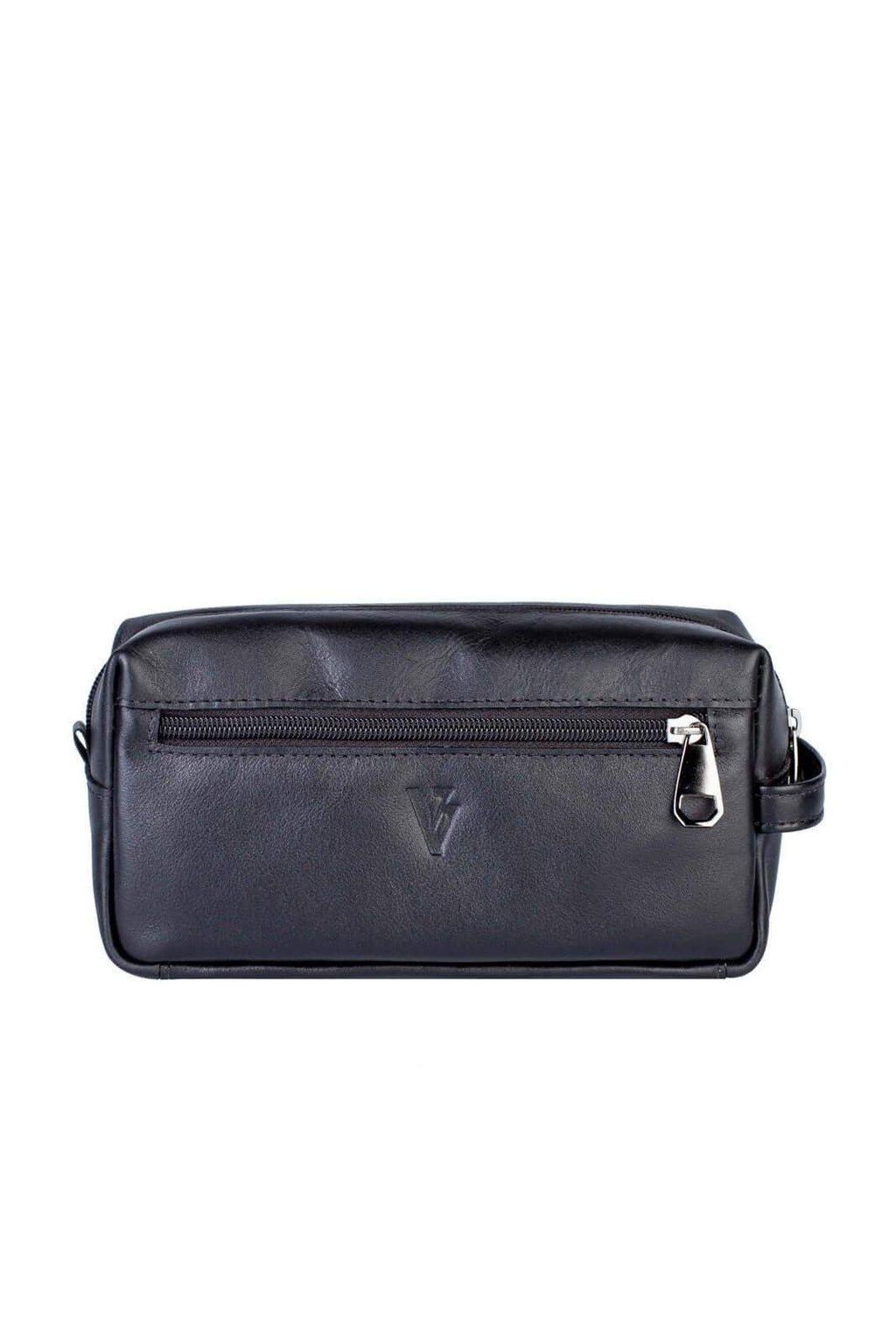 Necessaire masculina em couro italiano Daily 10x20x8cm - Enluaze