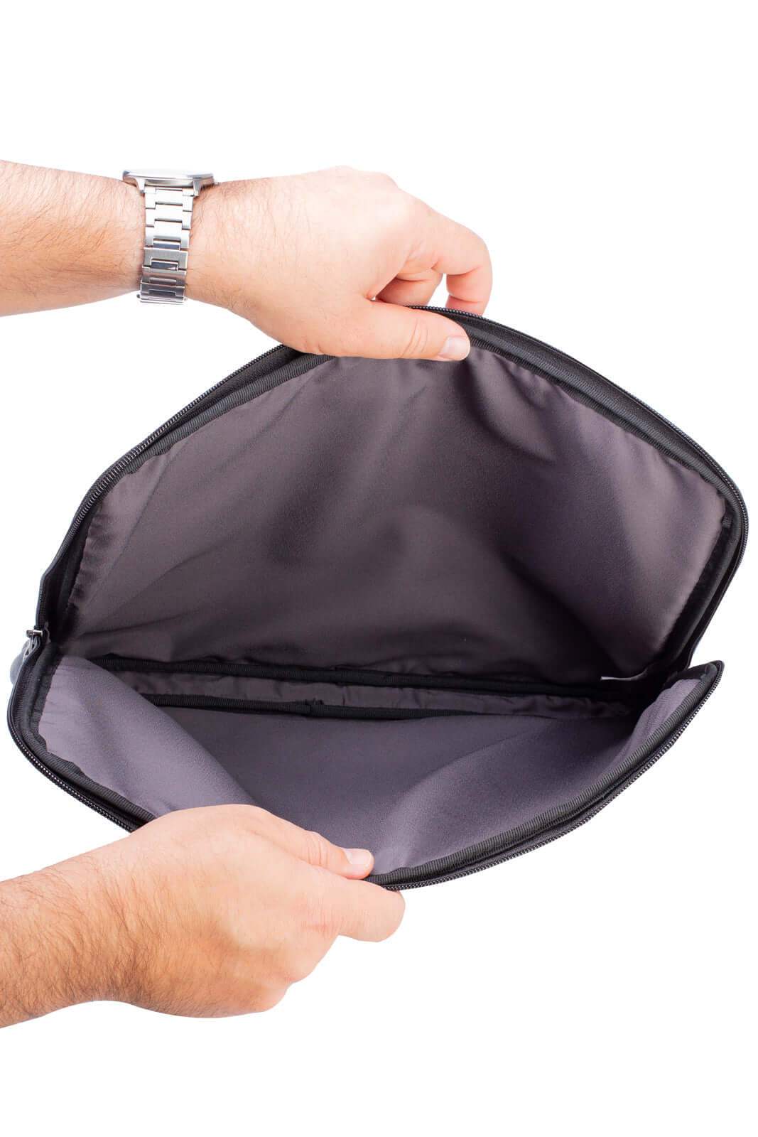 Case de couro para notebook de 14" Guga - Enluaze