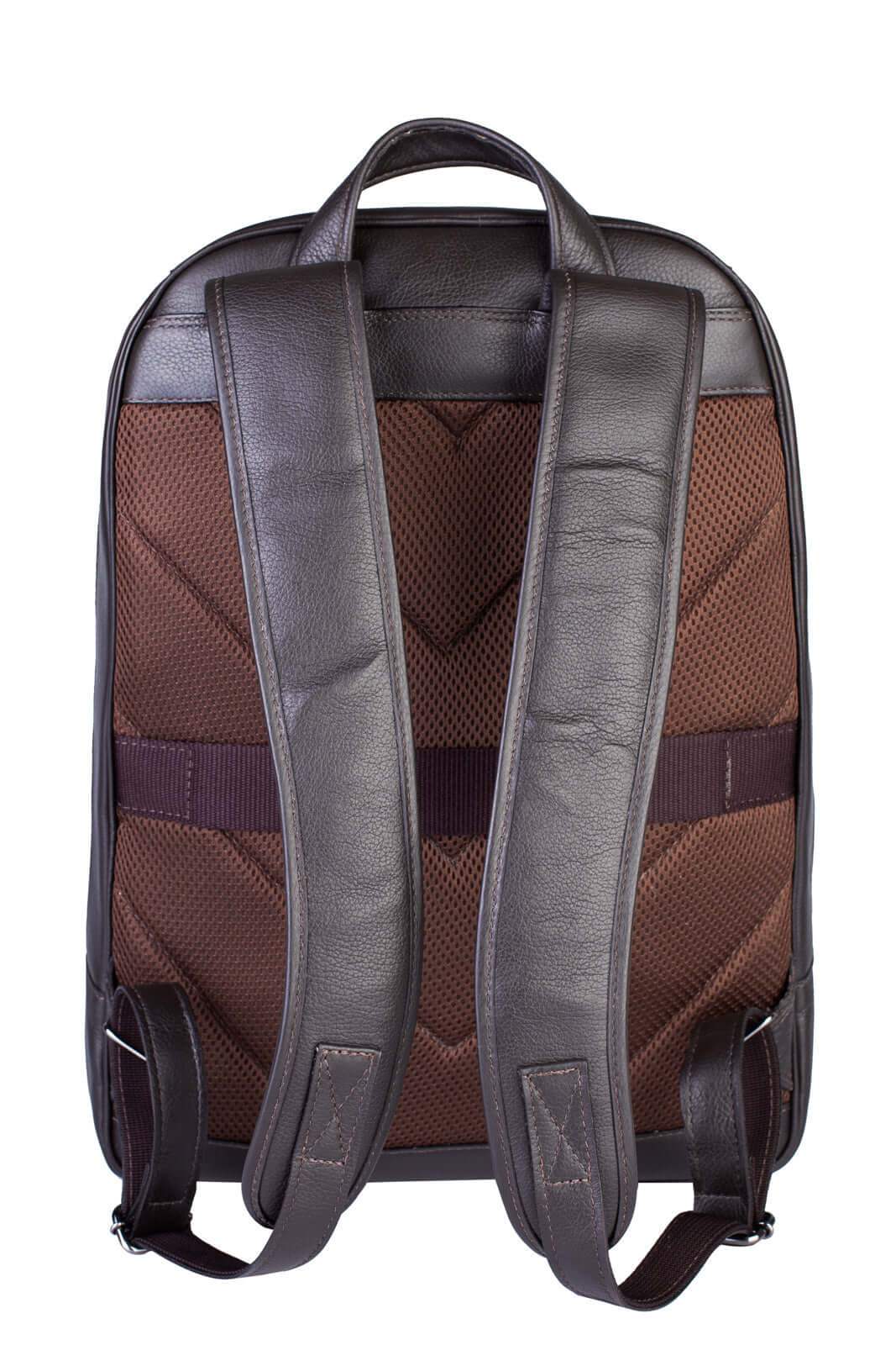 Mochila masculina em couro para notebook Murilo - Enluaze