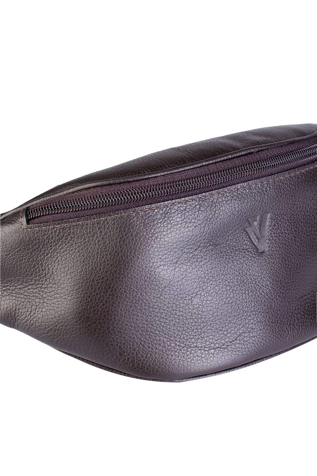 Pochete de couro masculina Zach - Enluaze