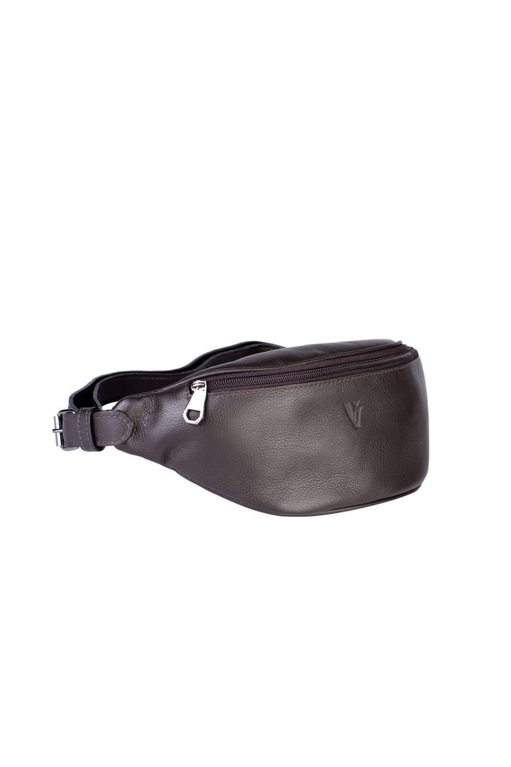 Pochete de couro masculina Zach - Enluaze