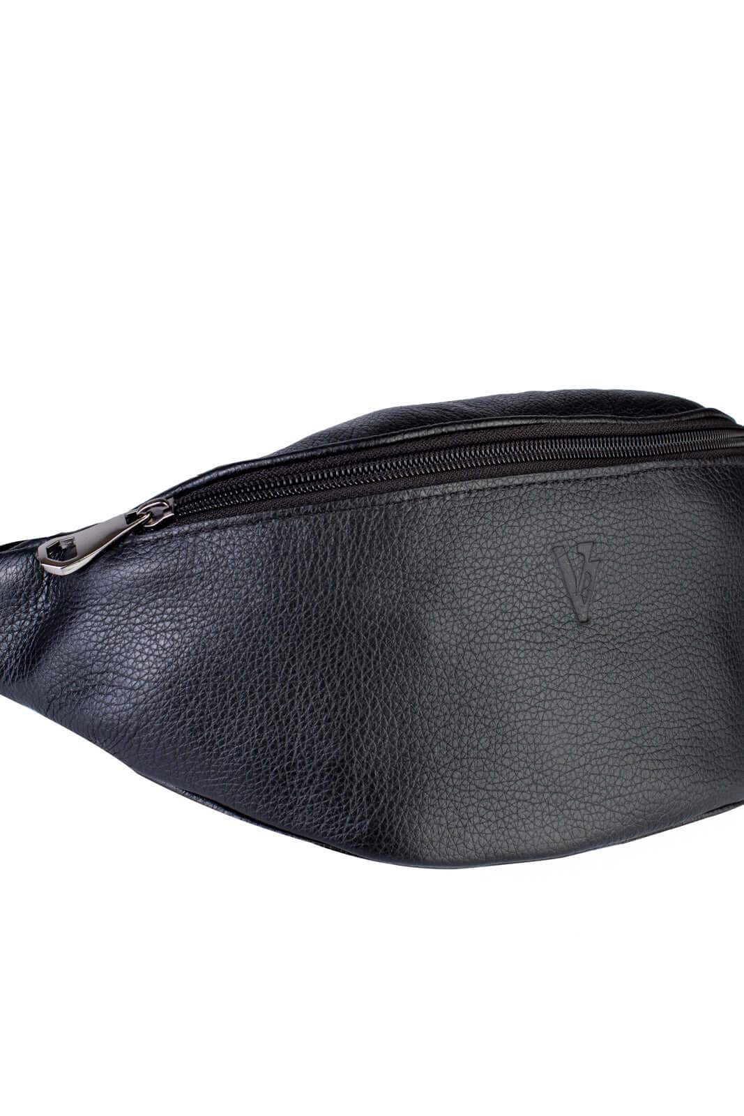 Pochete de couro masculina Zach - Enluaze