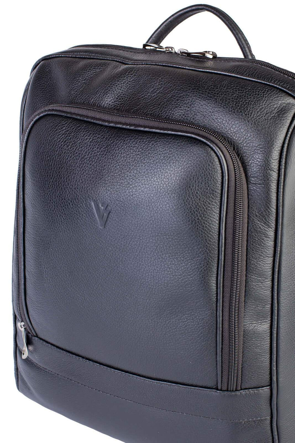 Mochila de couro slim masculina Enzo - Enluaze