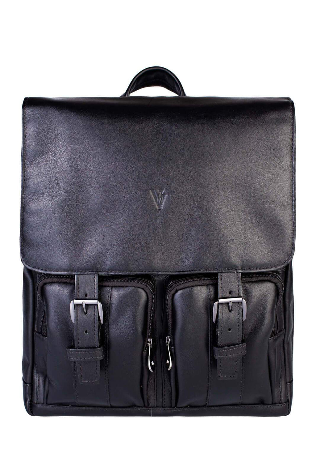 Mochila de couro italiano masculina vintage Miguel - Enluaze