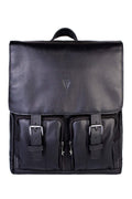 Mochila de couro italiano masculina vintage Miguel - Enluaze