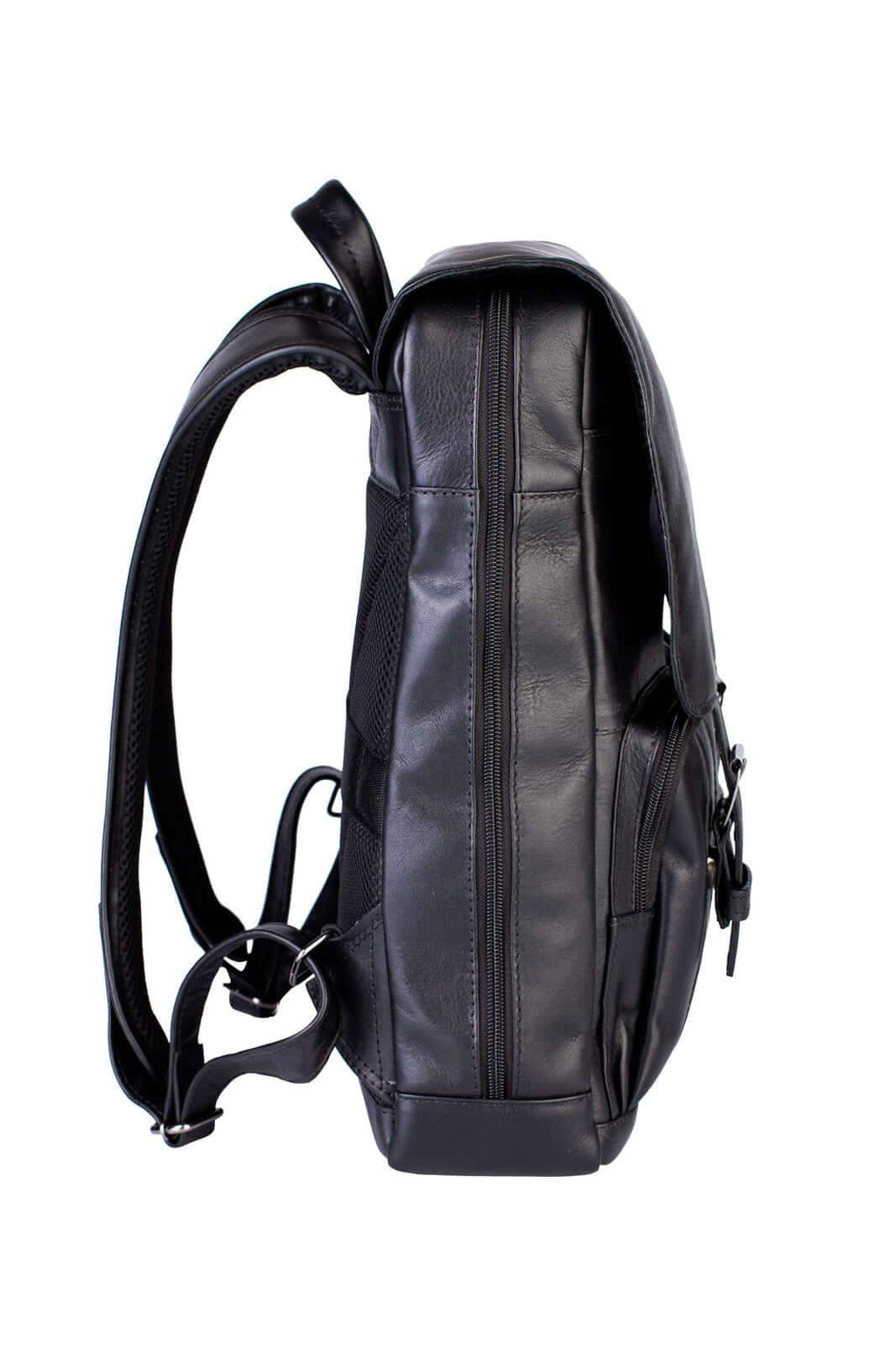 Mochila de couro italiano masculina vintage Miguel - Enluaze