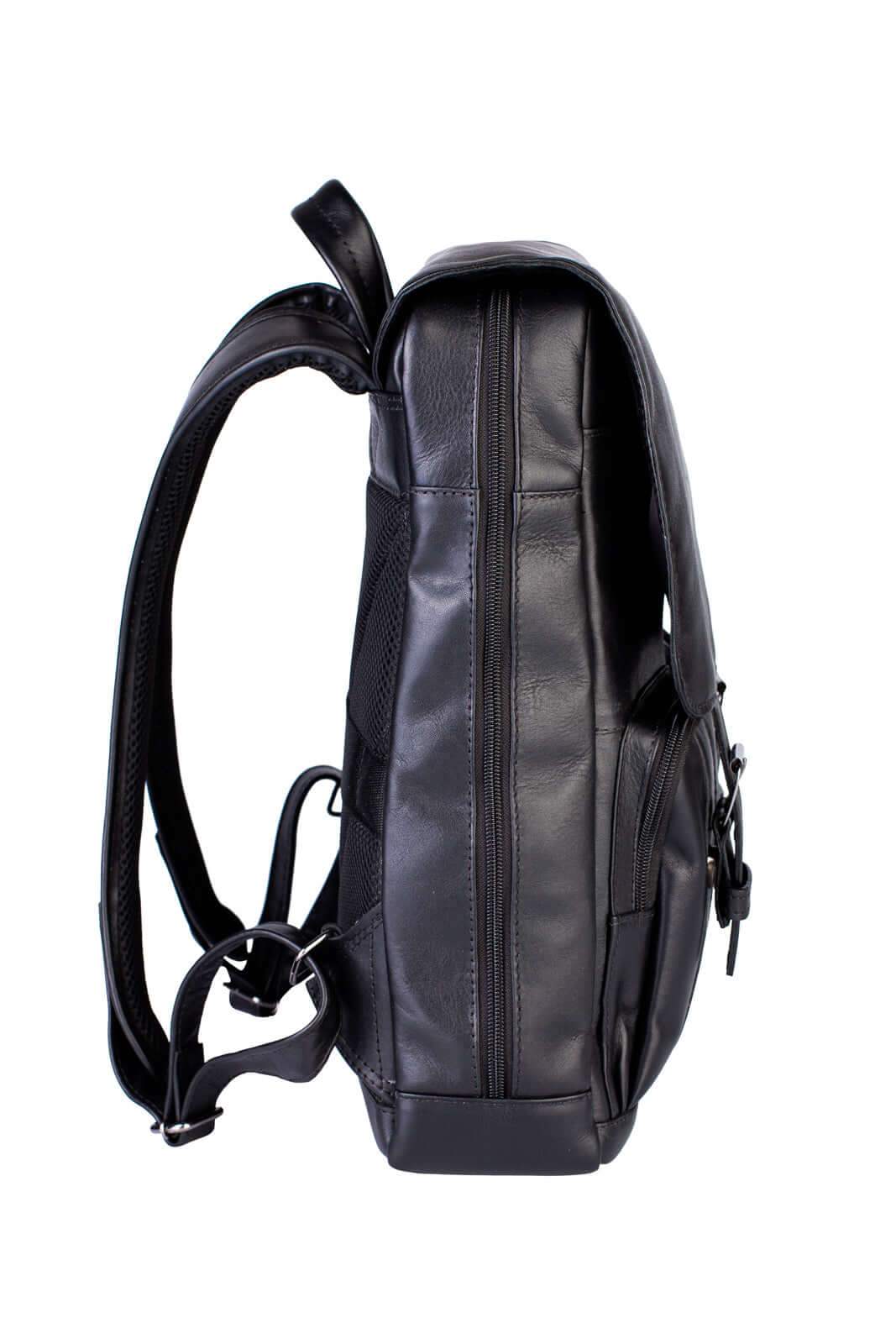 Mochila de couro italiano masculina vintage Miguel - Enluaze