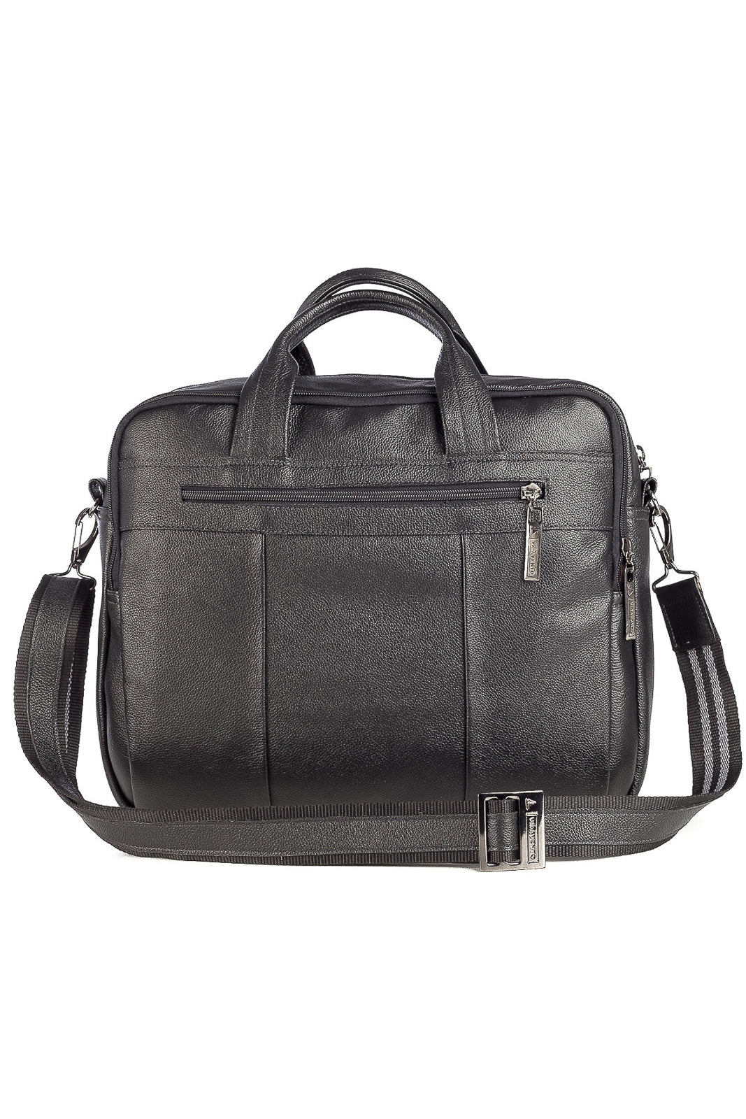 Pasta executiva de couro com divisórias Roger