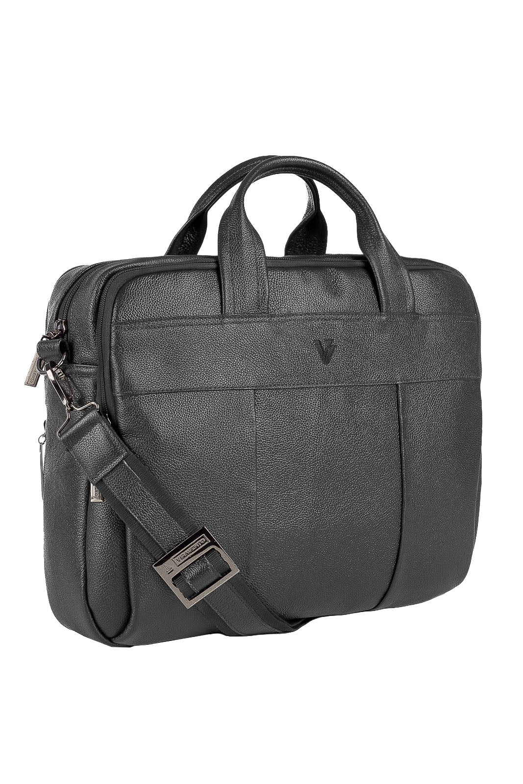 Pasta executiva de couro com divisórias Roger