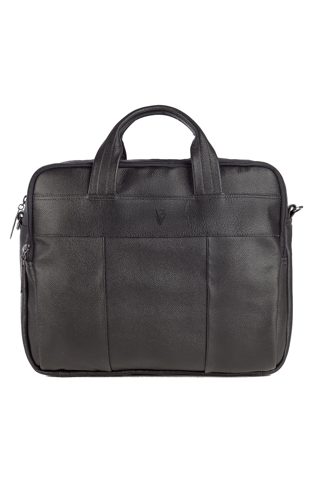 Pasta executiva de couro com divisórias Roger