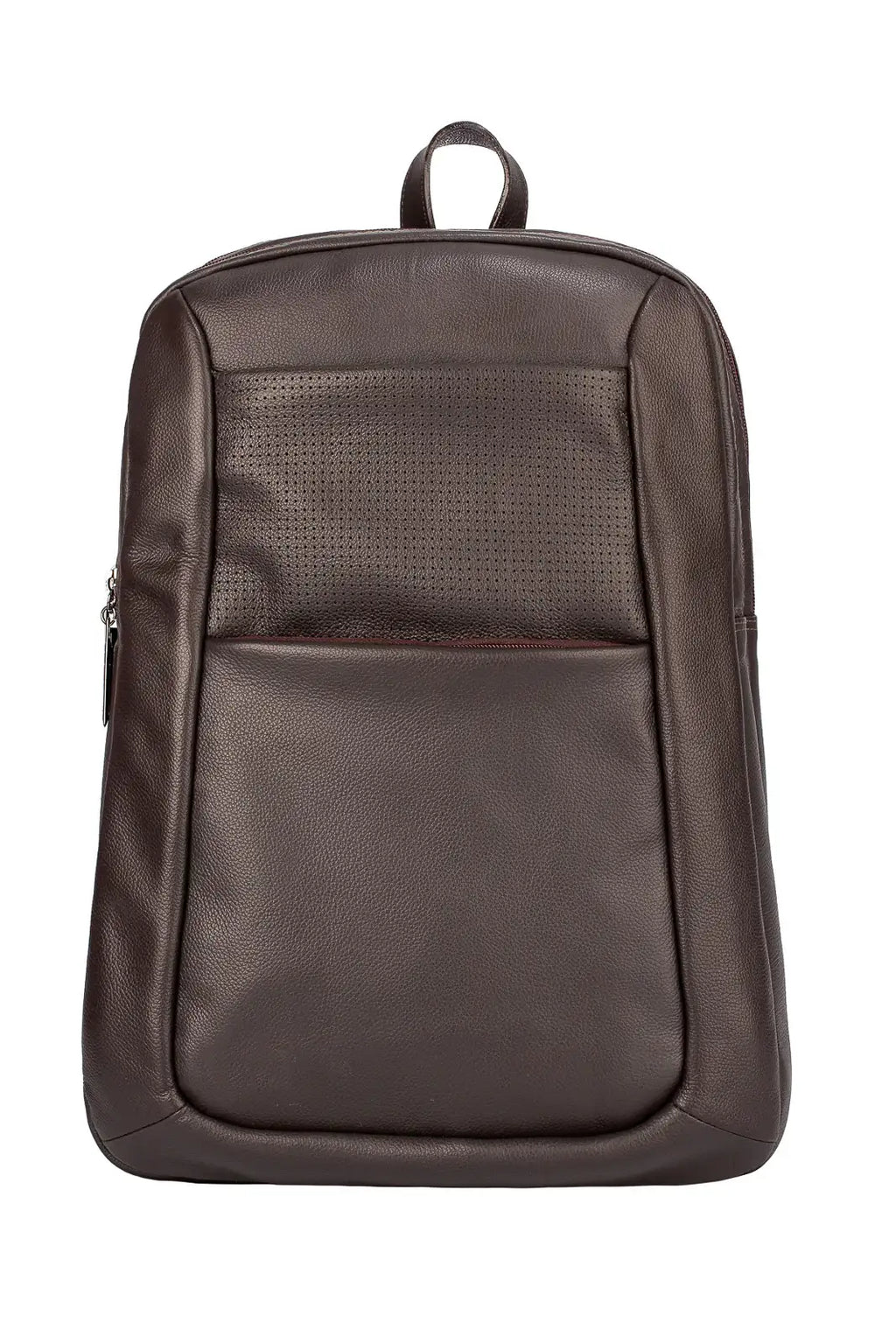 Mochila de couro grande slim Patrick - Enluaze