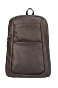 Mochila de couro grande slim Patrick - Enluaze
