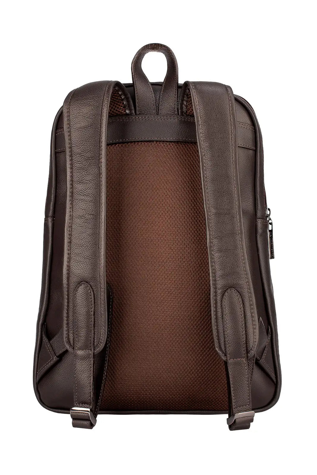 Mochila de couro grande slim Patrick - Enluaze