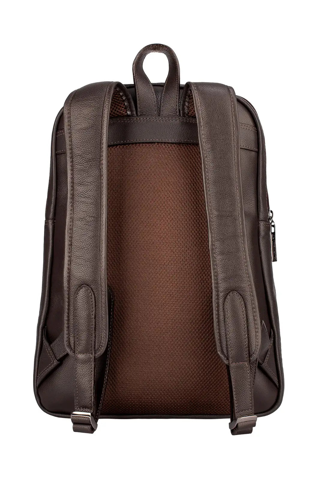 Mochila de couro grande slim Patrick - Enluaze