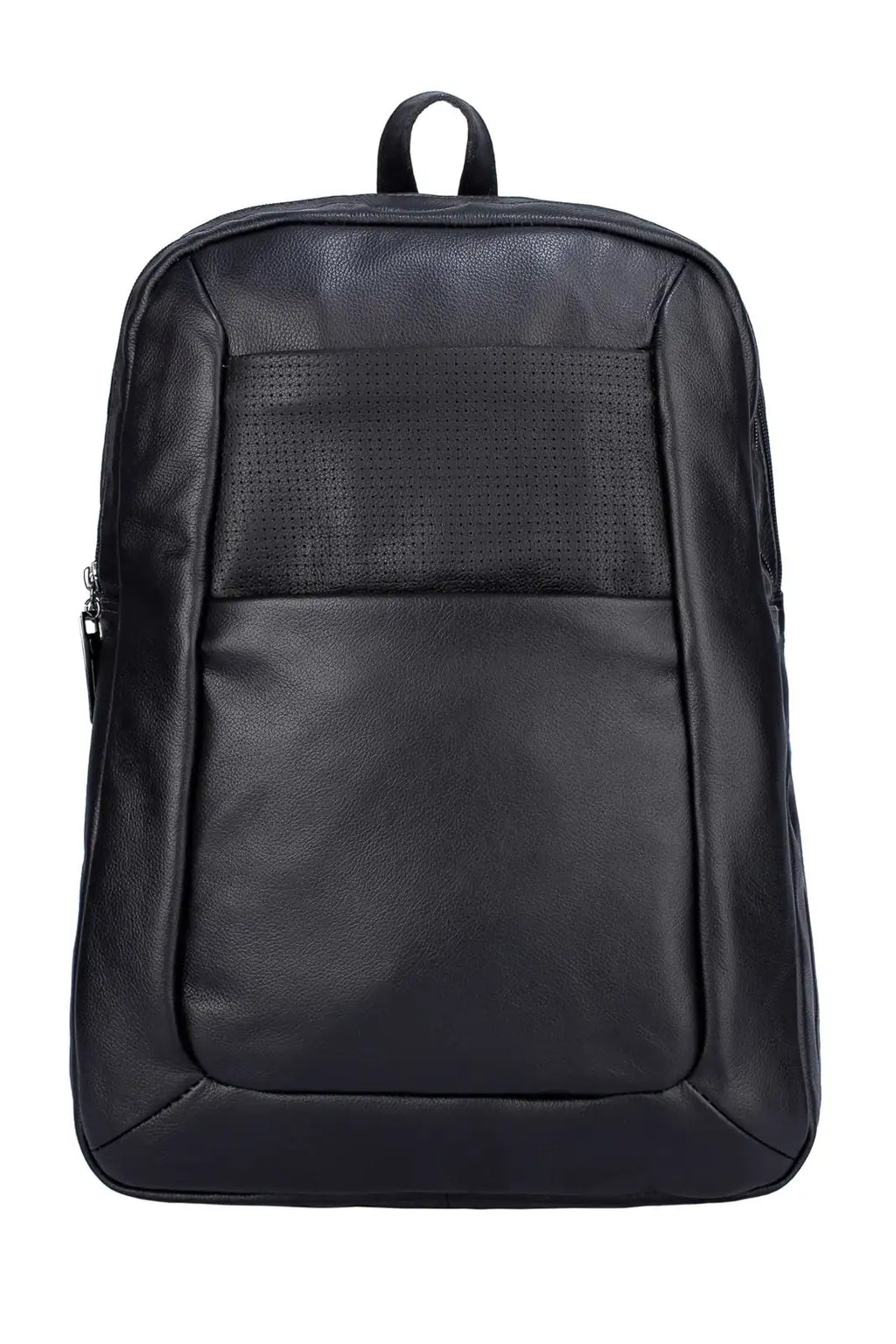 Mochila de couro grande slim Patrick - Enluaze