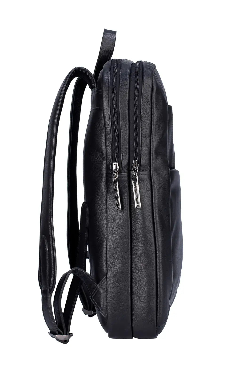 Mochila de couro grande slim Patrick - Enluaze