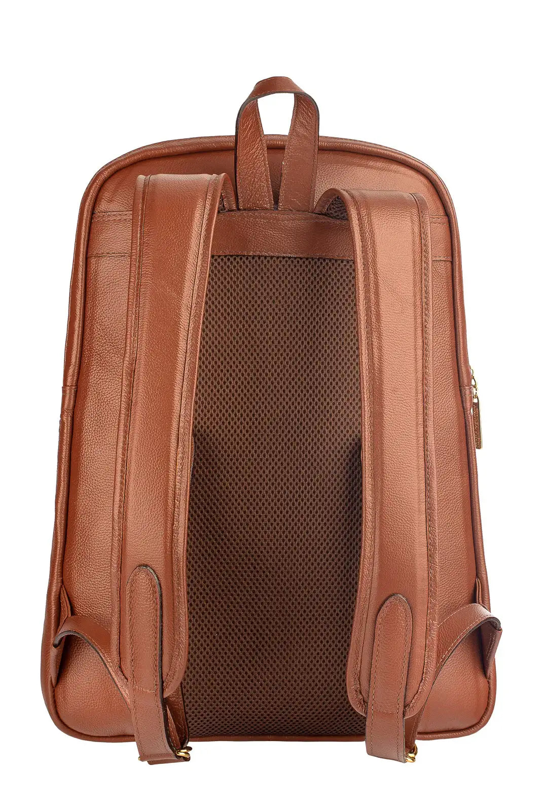 Mochila de couro grande liso slim Patricia - Enluaze