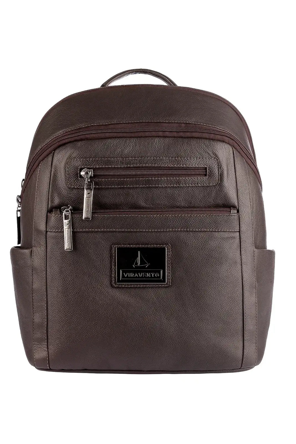 Mochila grande masculina de couro Marcelo - Enluaze