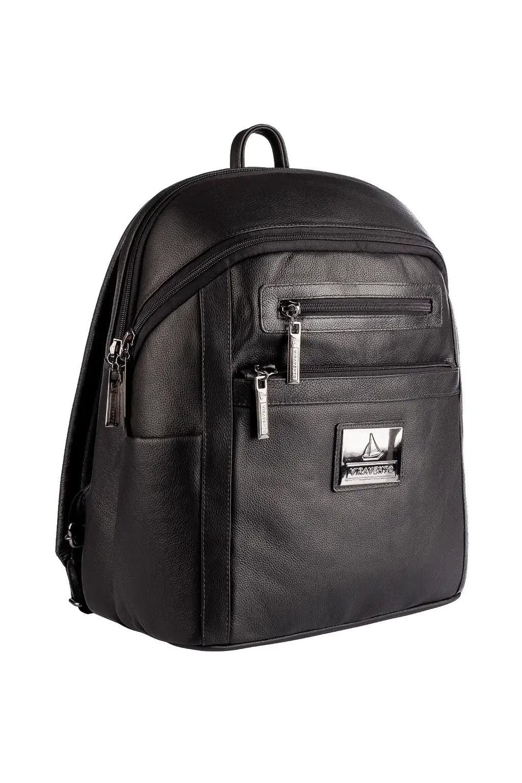 Mochila grande masculina de couro Marcelo - Enluaze