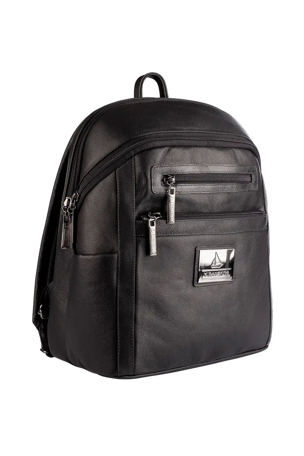 Mochila grande masculina de couro Marcelo - Enluaze