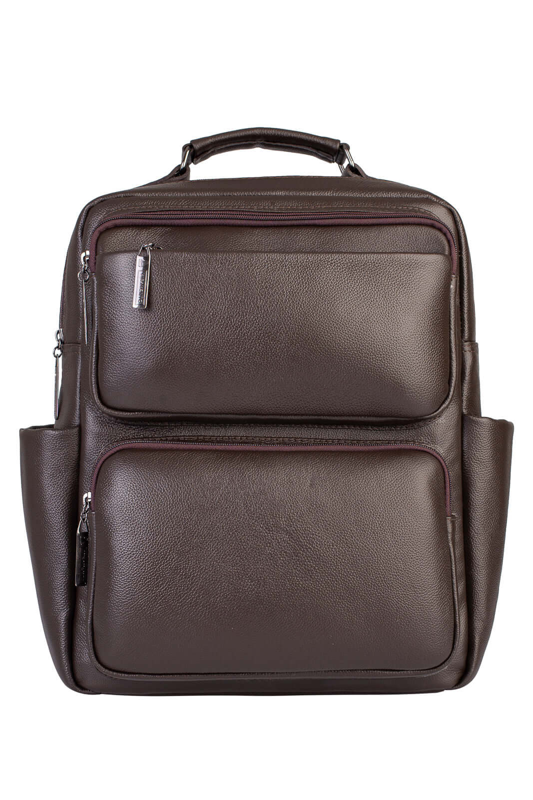 Mochila masculina de couro Lucca - Enluaze