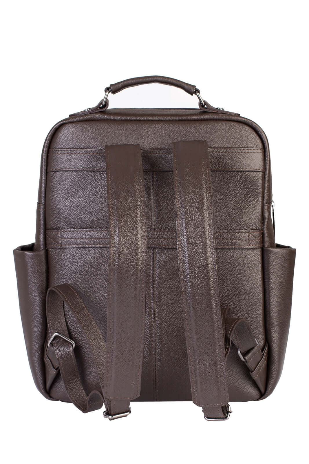 Mochila masculina de couro Lucca - Enluaze