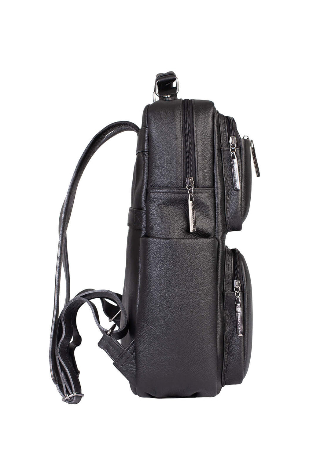 Mochila masculina de couro Lucca - Enluaze