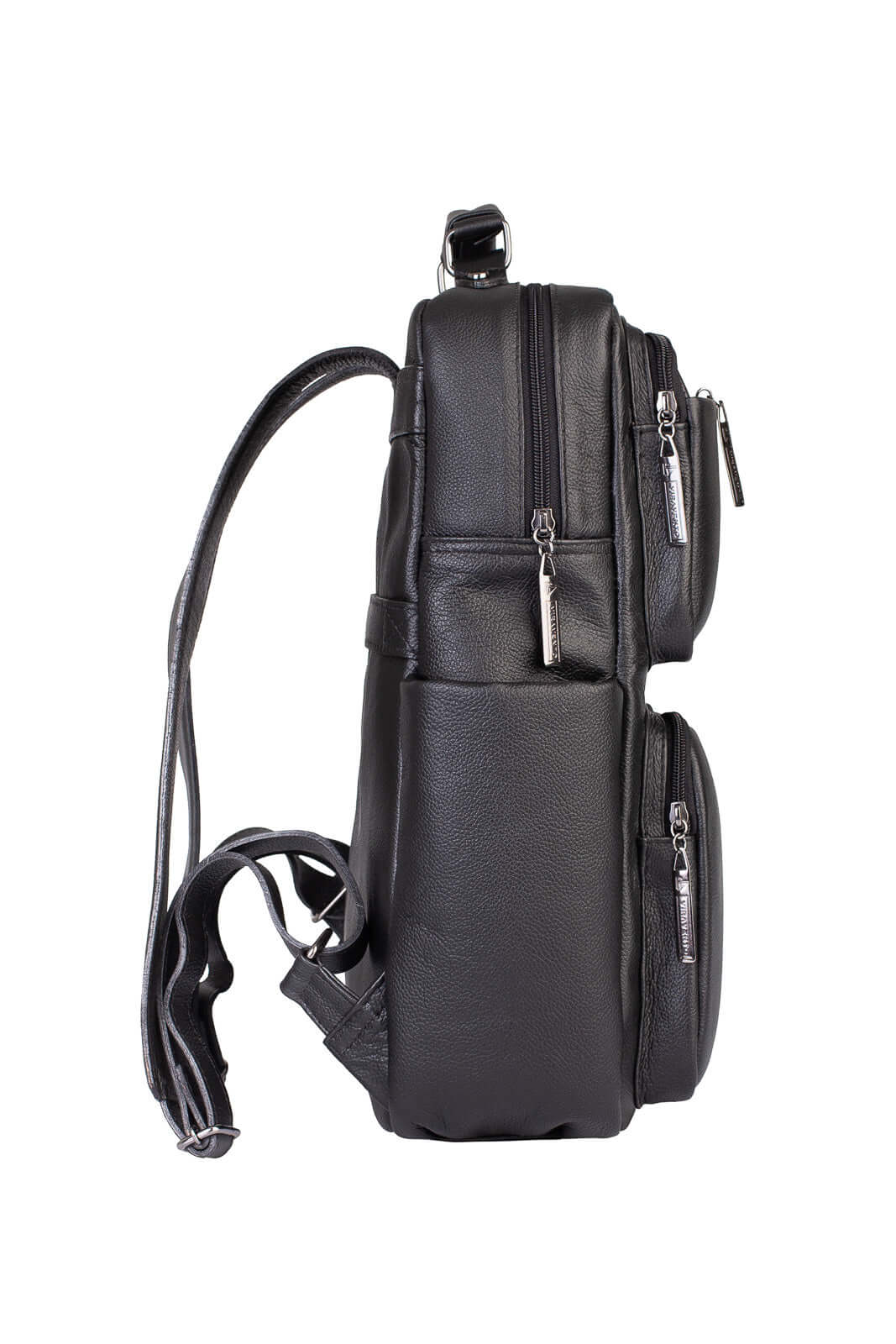 Mochila masculina de couro Lucca - Enluaze