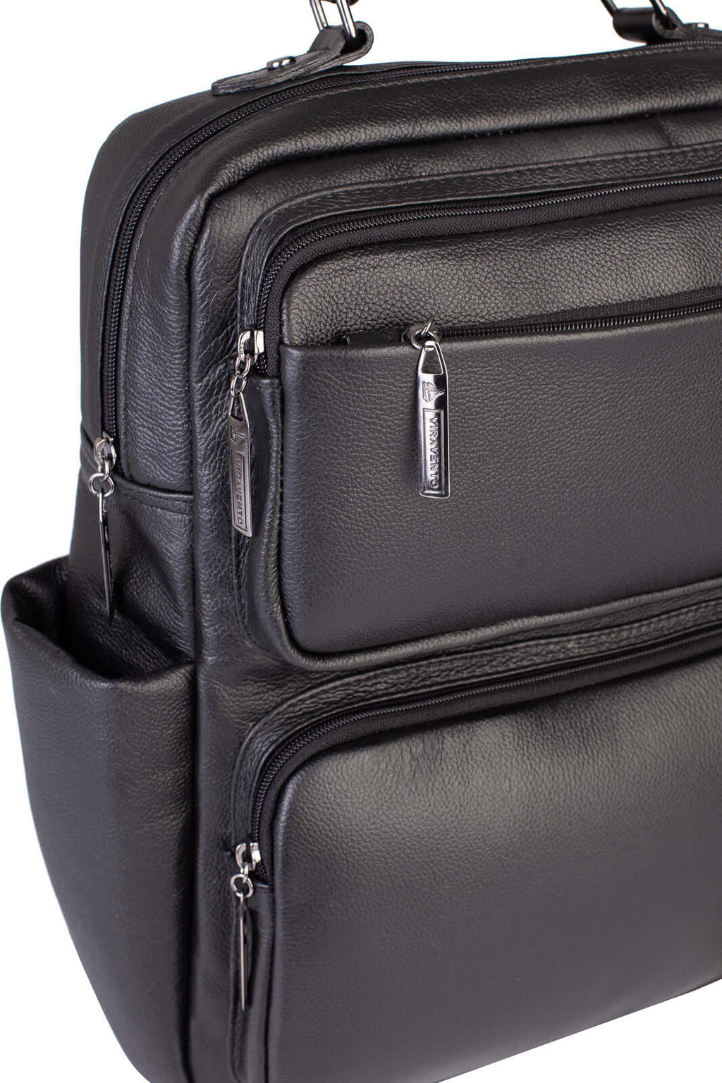 Mochila masculina de couro Lucca - Enluaze