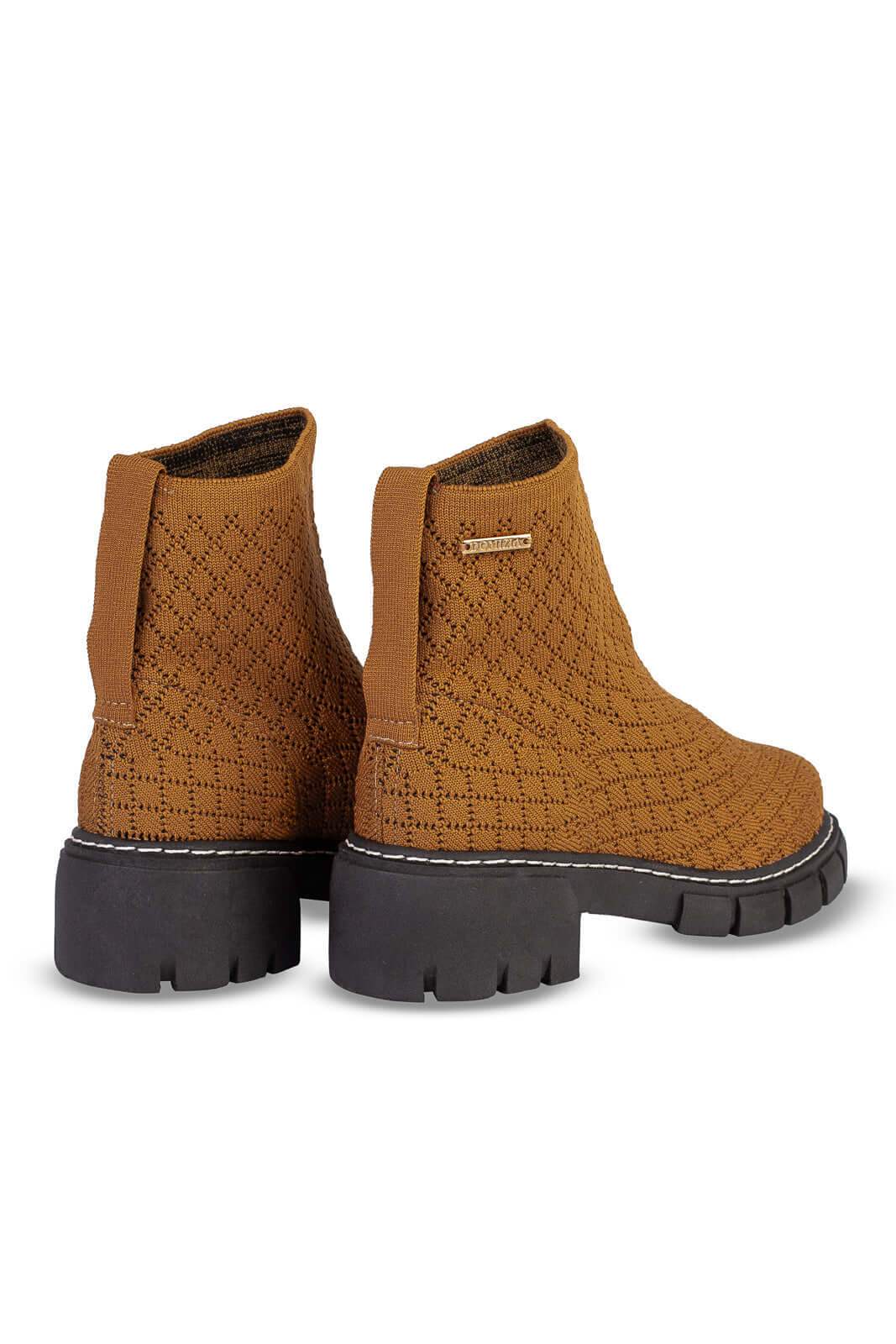 Coturno de malha com solado tratorado 2304 - Enluaze