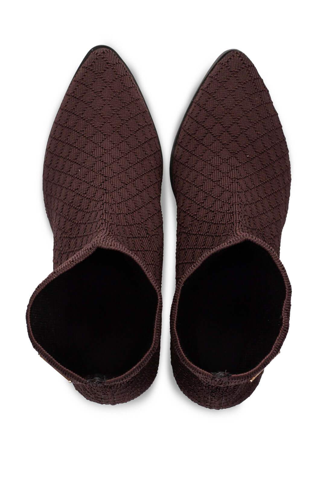 Bota de malha feminina com salto 2322 - Enluaze