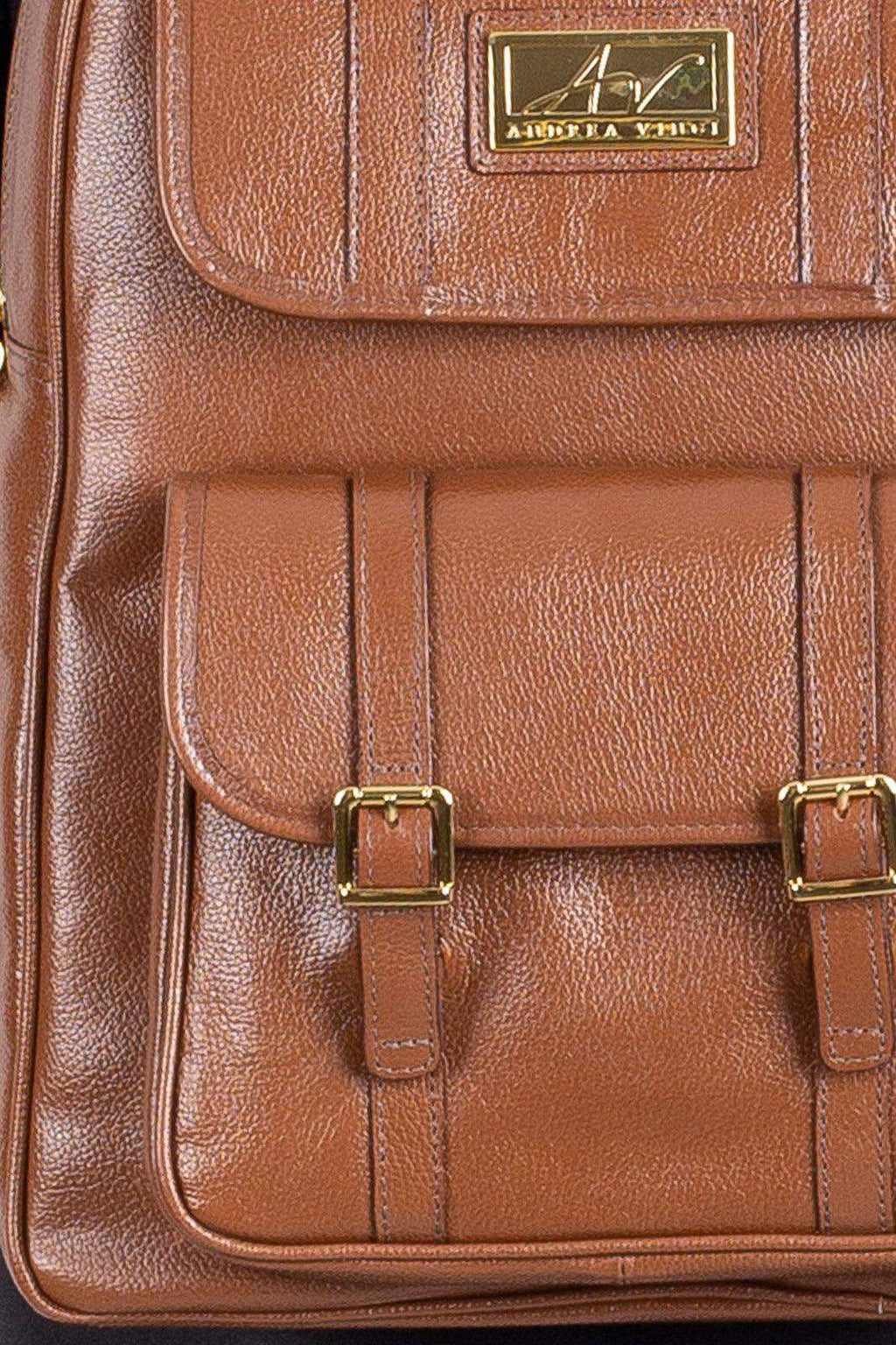 Mochila de couro liso Trip - Enluaze