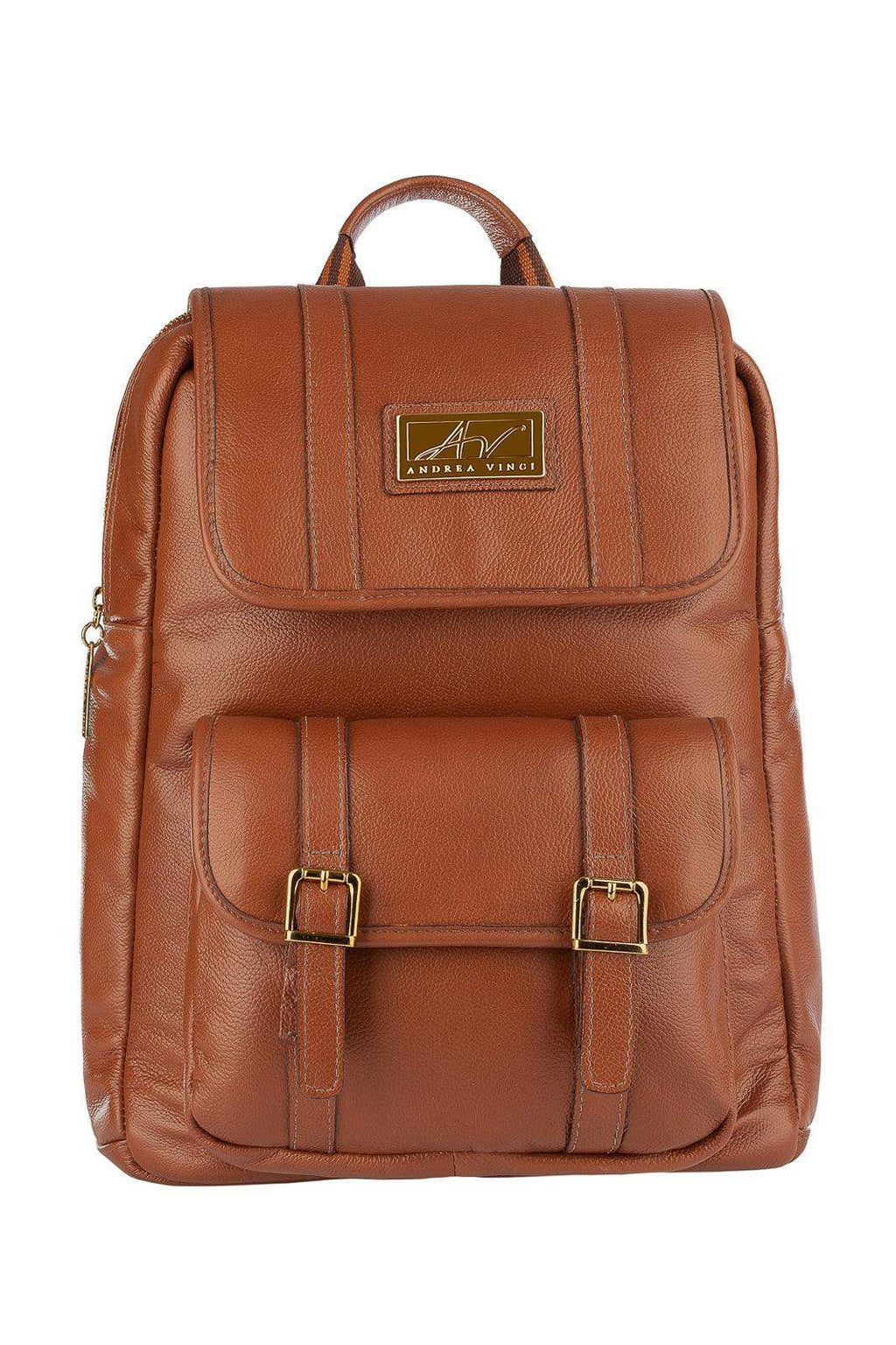 Mochila de couro liso Trip - Enluaze