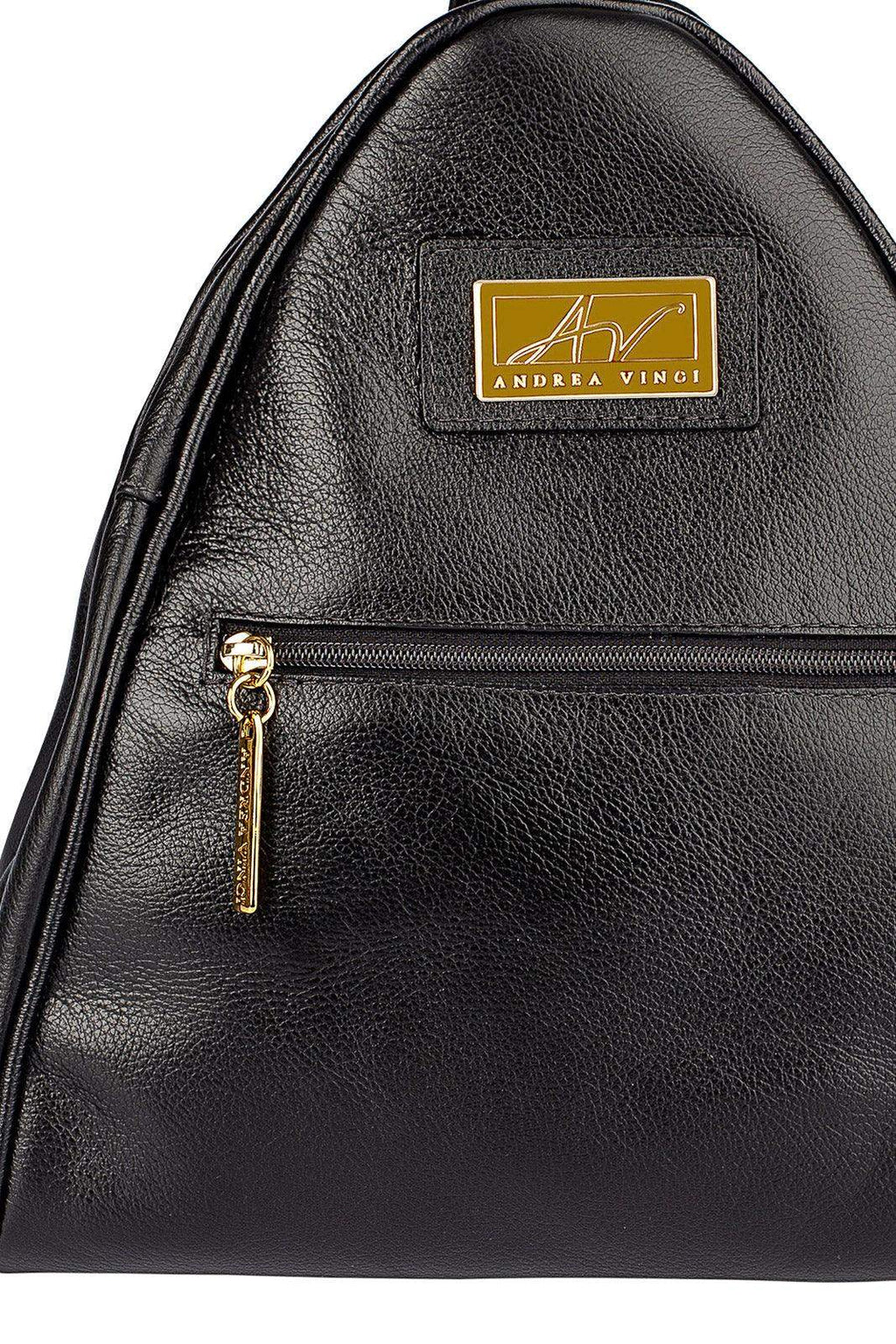 Mochila de couro liso 2 em 1 Malu - Enluaze