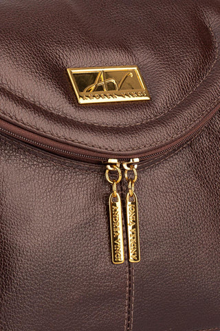 Bolsa tiracolo de couro liso Tereza - Enluaze - Bolsas e Mochilas em Couro Legítimo - Andrea Vinci