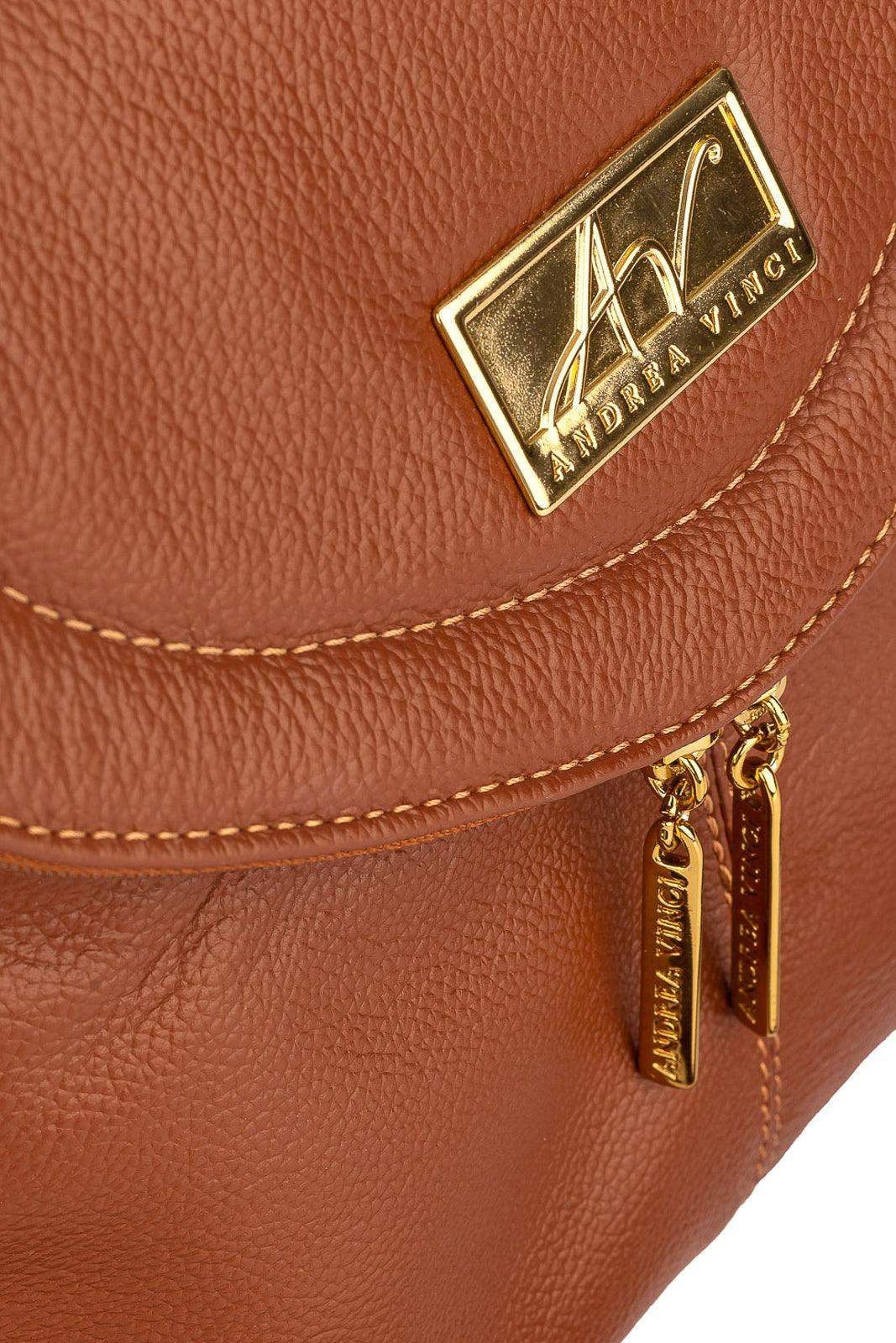 Bolsa tiracolo de couro liso Tereza - Enluaze