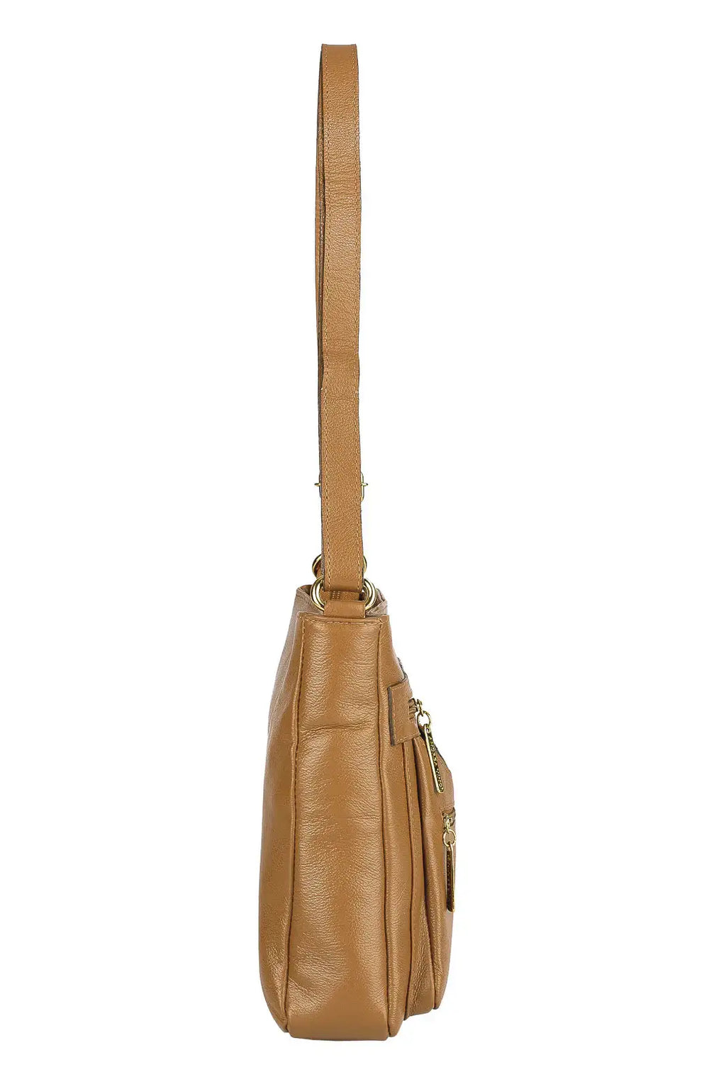 Bolsa tiracolo em couro liso Thais - Enluaze