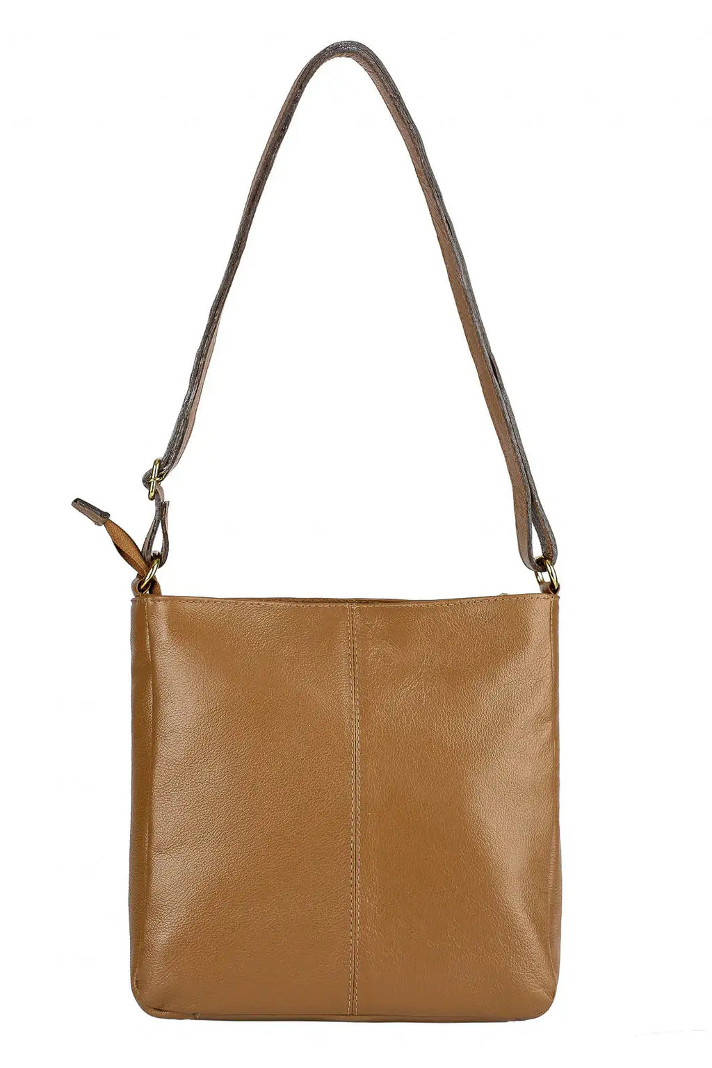 Bolsa tiracolo em couro liso Thais - Enluaze