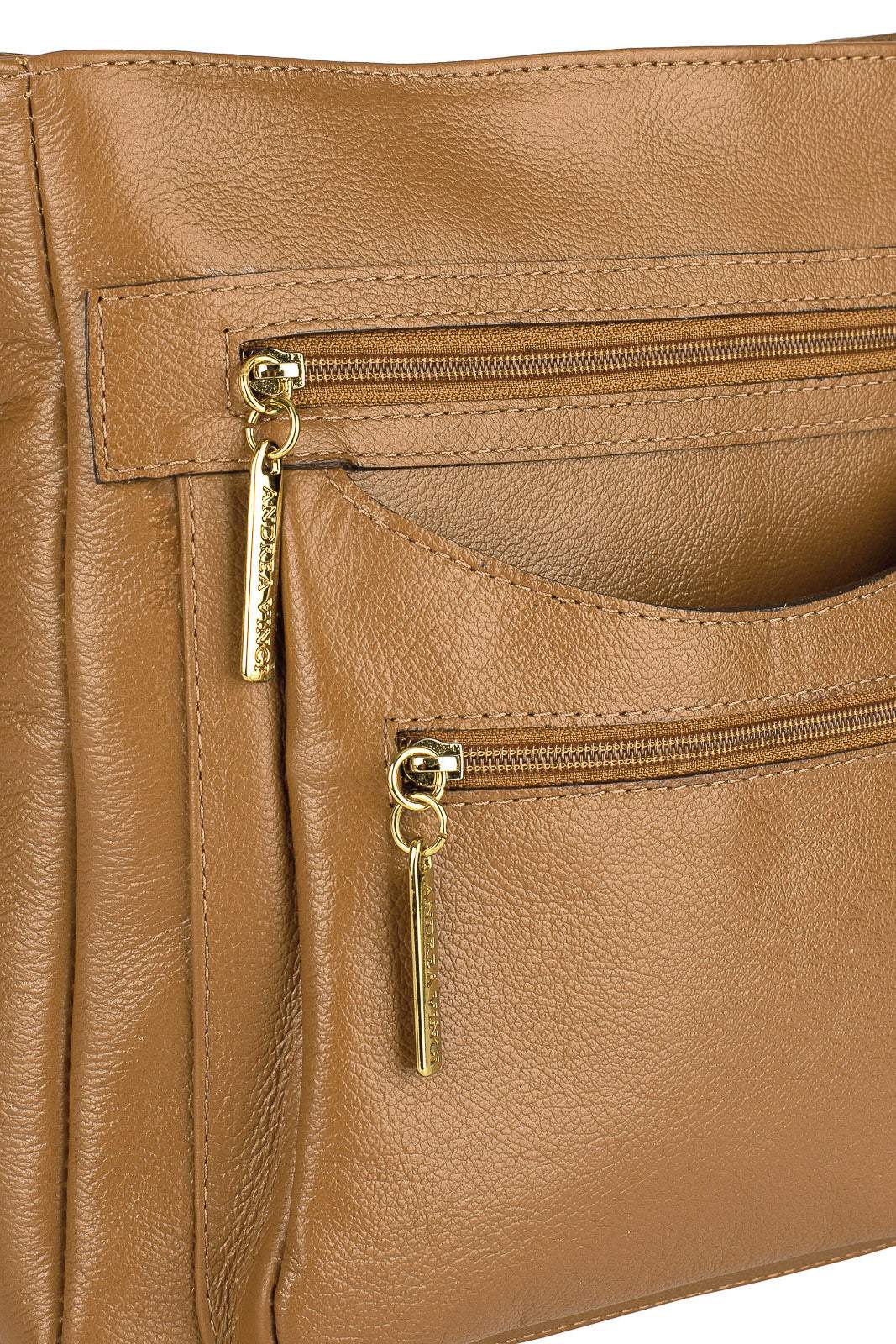 Bolsa tiracolo em couro liso Thais - Enluaze