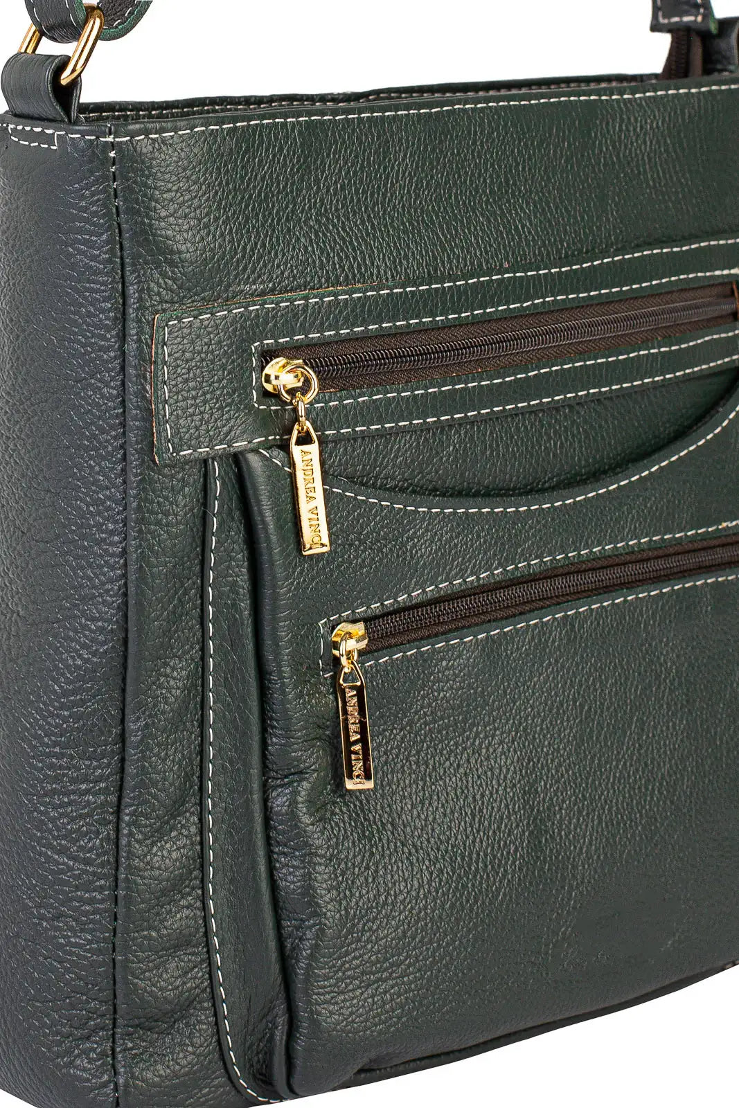 Bolsa tiracolo em couro liso Thais - Enluaze