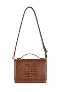 Bolsa pequena transversal de couro croco Deise - Enluaze