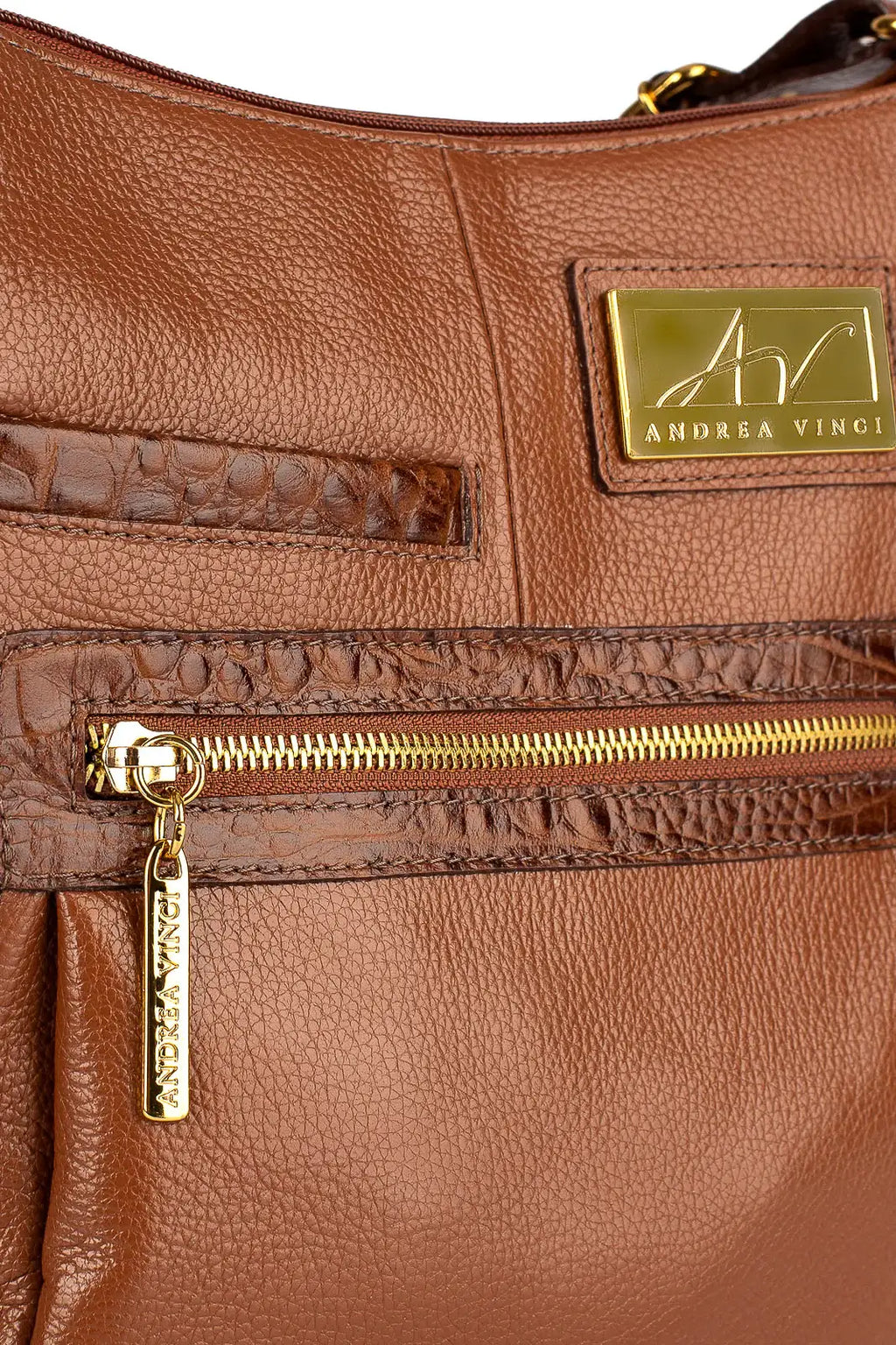 Bolsa tiracolo em couro liso Denise - Enluaze