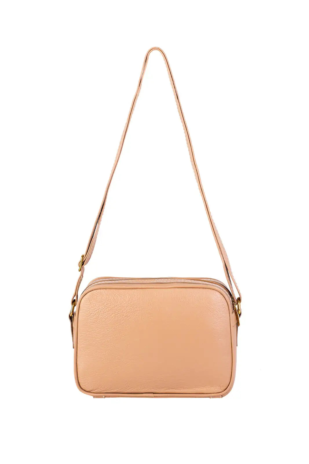 Bolsa quadrada pequena de couro liso Diana - Enluaze