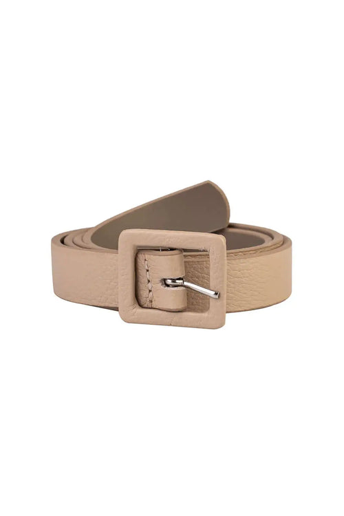 Cinto feminino de couro liso Bella - Enluaze