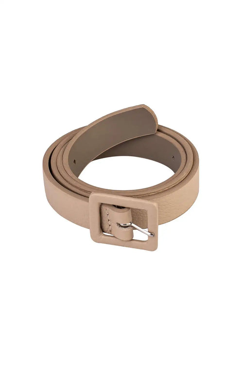 Cinto feminino de couro liso Bella - Enluaze